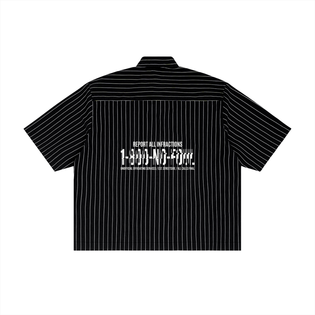 1-800-No-Foul Boxy Button Up Shirt