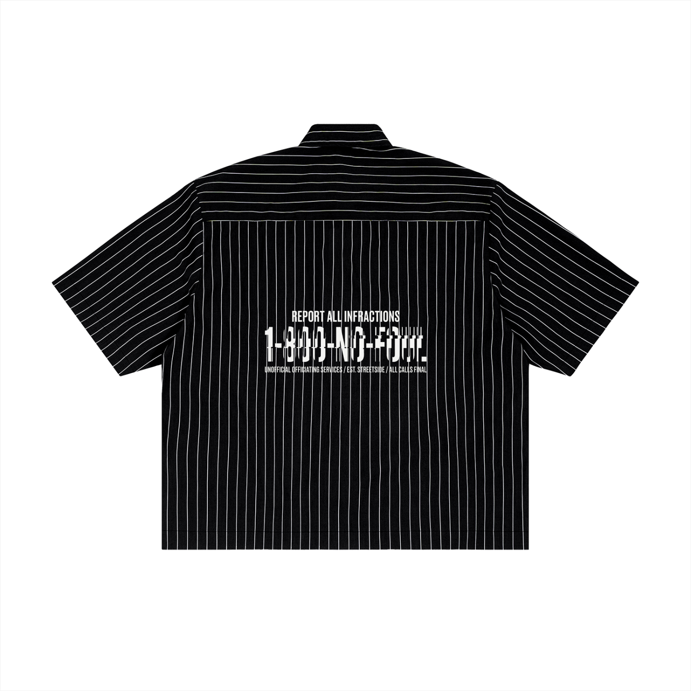1-800-No-Foul Boxy Button Up Shirt
