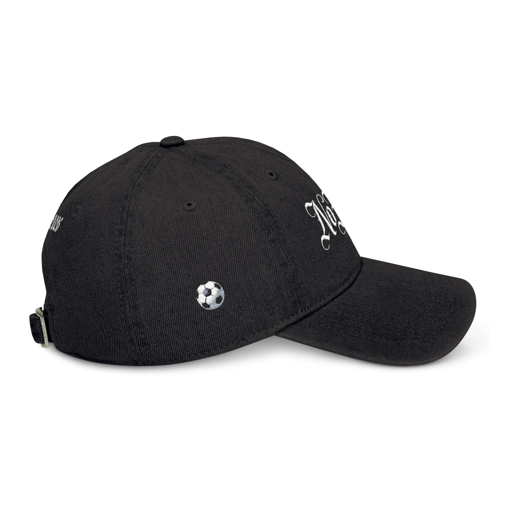 Embroidered 'No Foul' Denim Hat — Vintage Script Cap (Est. 2026)