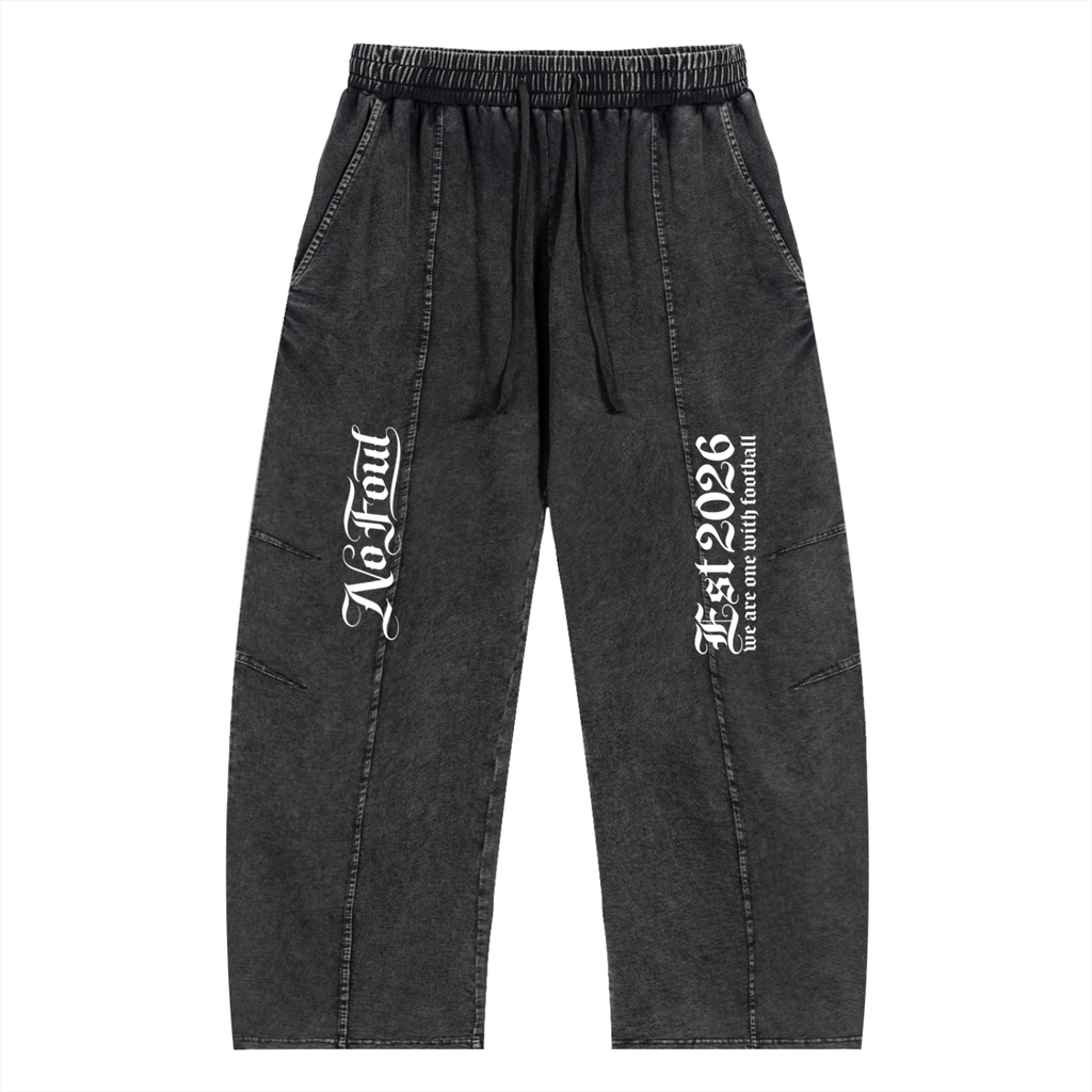 No Foul 2026 Snow Wash Drawstring Pants