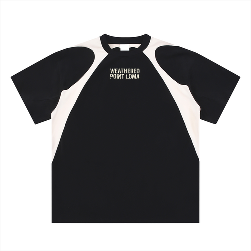 Point Loma,Weathered ,point loma,san diego,jersey,faded shirt,black,white,torn look