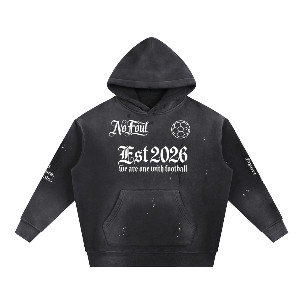 Washed No Foul Soccer Hoodie