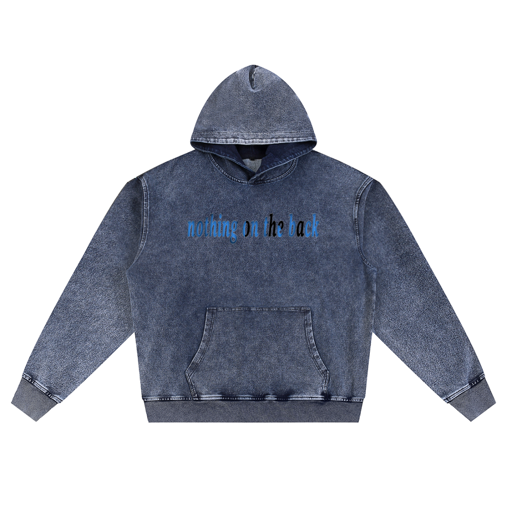 Snow Wash Oversized Hoodie