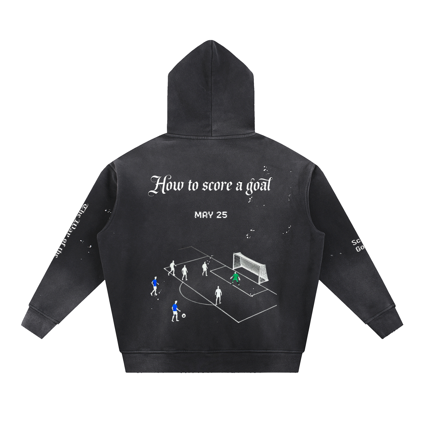 Washed No Foul Soccer Hoodie