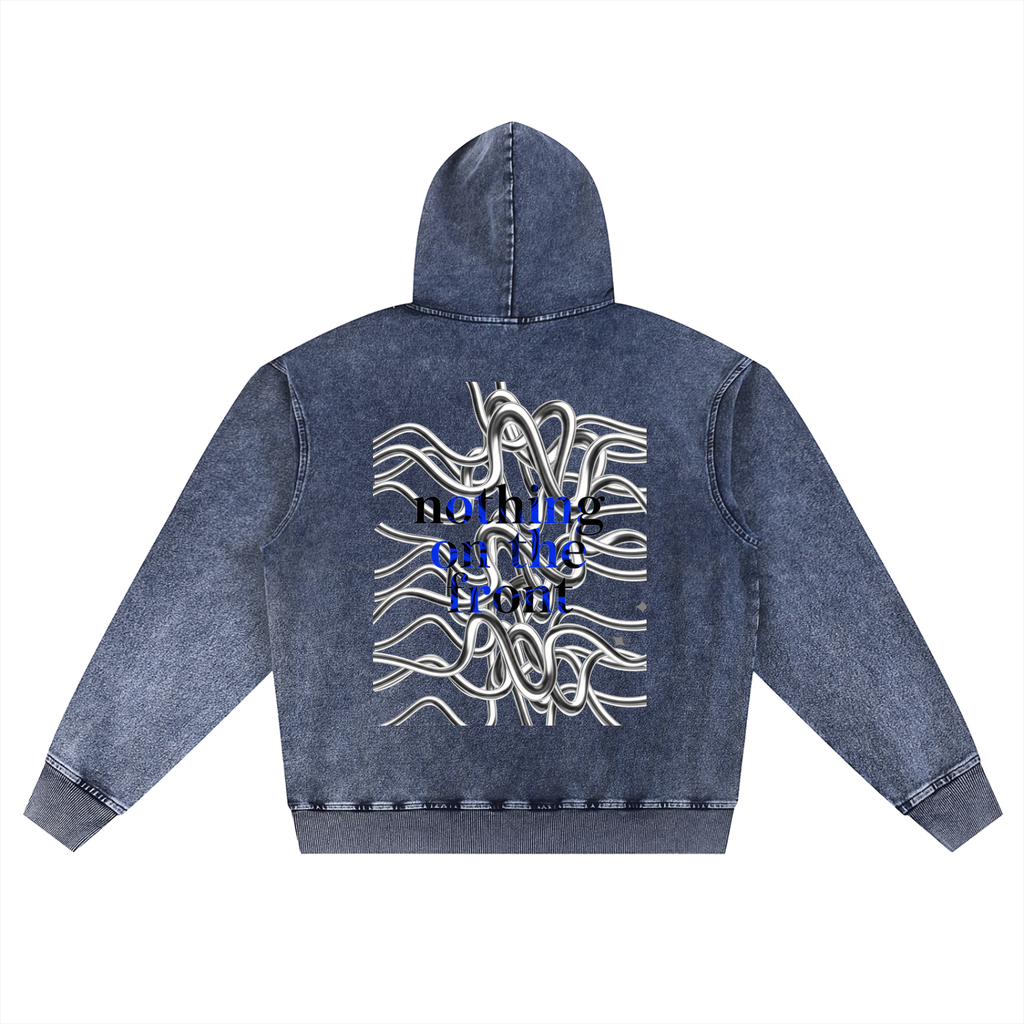 Snow Wash Oversized Hoodie