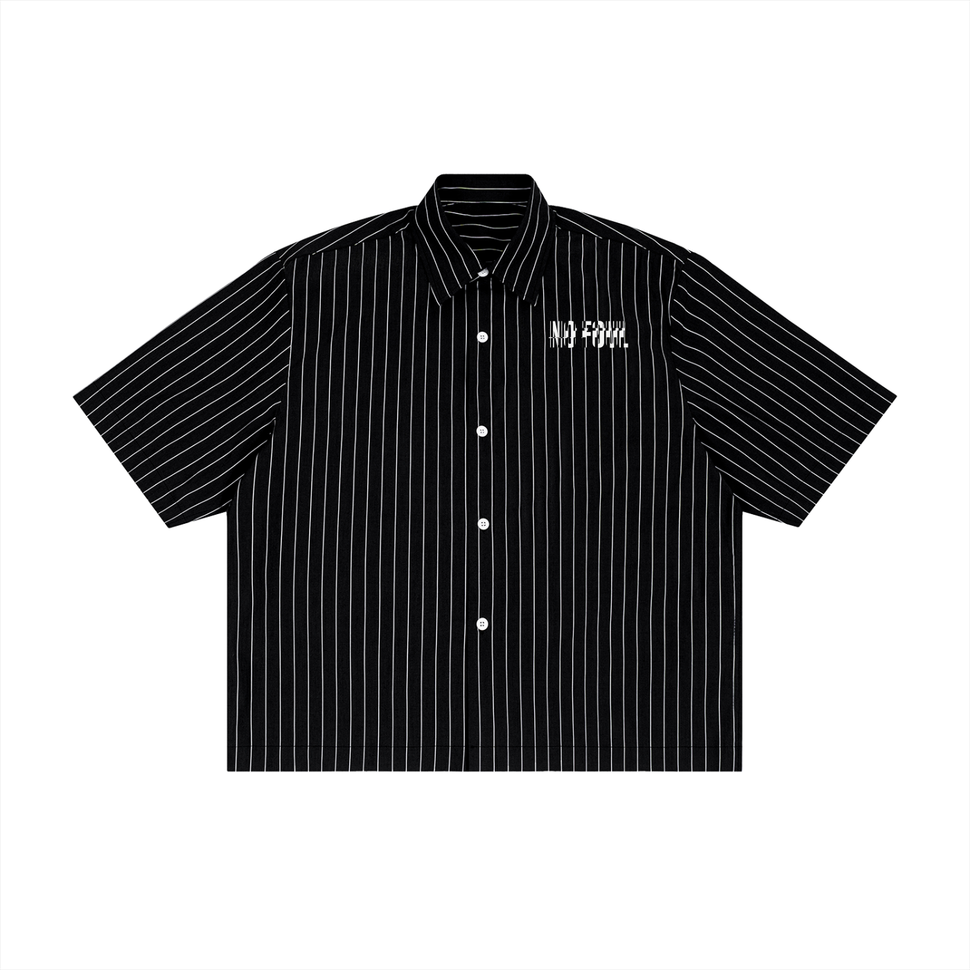 1-800-No-Foul Boxy Button Up Shirt