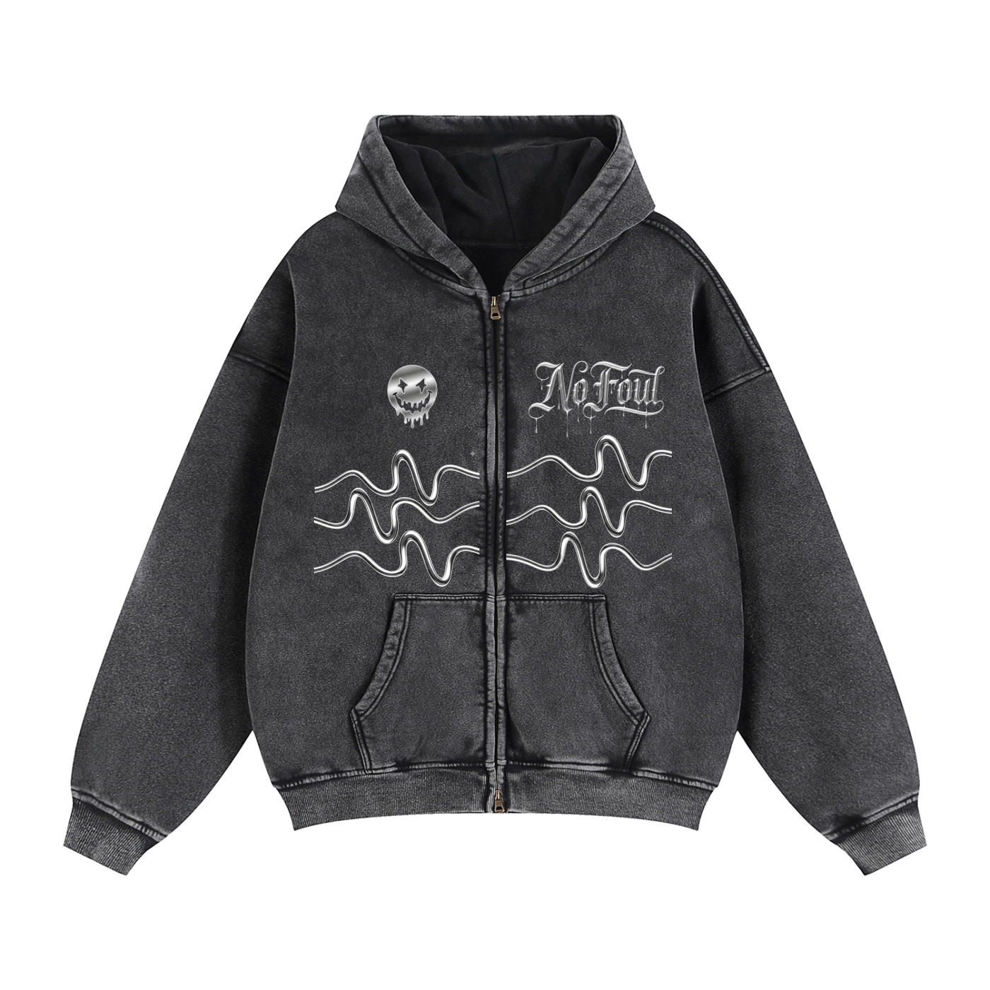 No Foul ¨Zero Errors¨ Zip Up Sweater