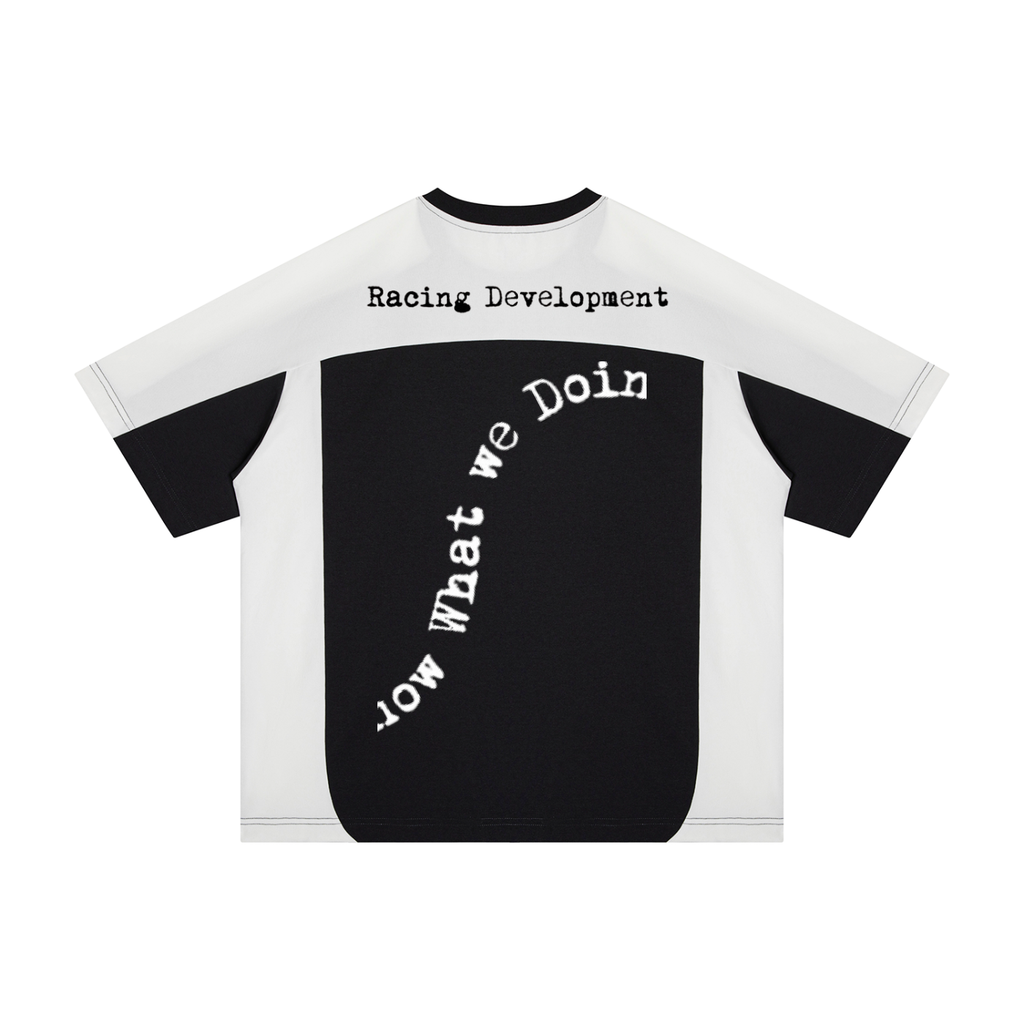 Unisex Color Block Loose T-Shirt