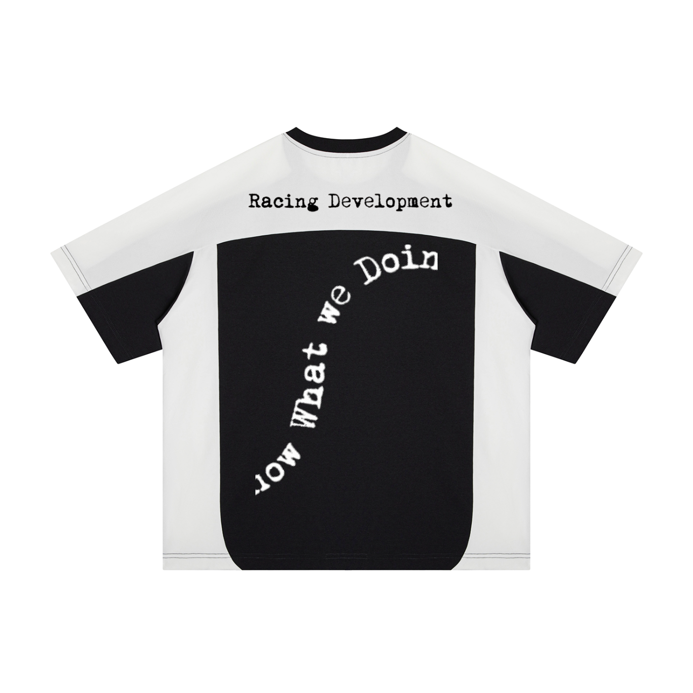 Unisex Color Block Loose T-Shirt