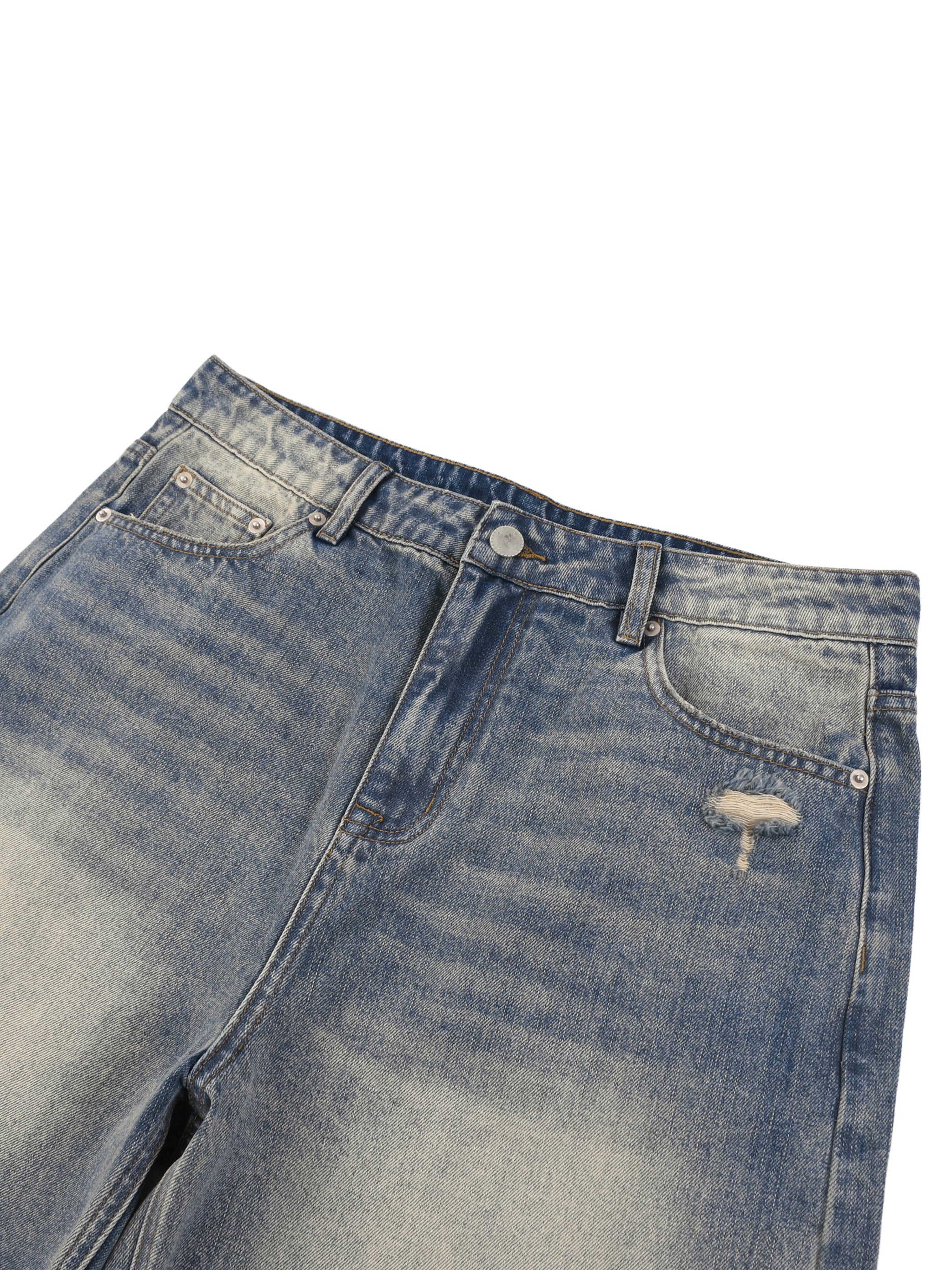 Baggy,Jorts,Washed,baggy,jorts,washed,blue